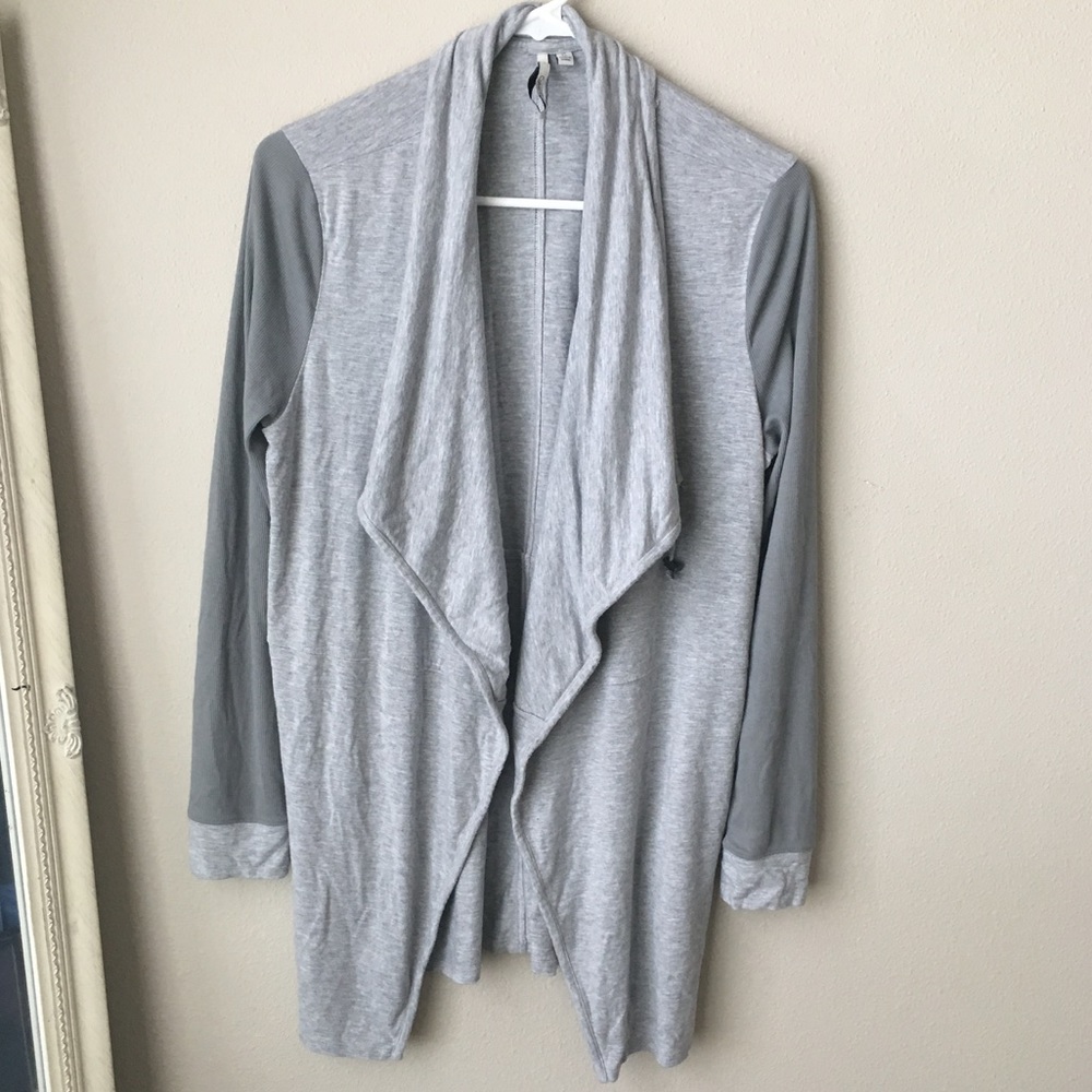 Calvin Klein Jeans grey open sweater